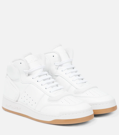 SL80 leather high-top sneakers