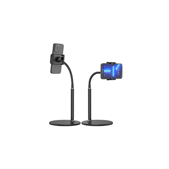 Gooseneck Cell Phone Stand Holder, 360Flexible Adjustable Desktop Phone Stand with Stable Base, Lazy Desk Stand for iPhone 12 11 Pro Xs Max XR X