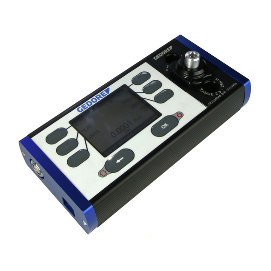 Gedore Electronic torsion test device 0.1-1 Nm 036910