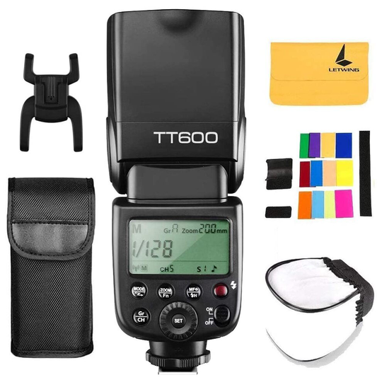Godox TT600 2.4G Wireless Flash Speedlite Master/Slave Flash with Built-in Trigger System Compatible Canon Nikon Pentax Olympus Fujifilm Panasonic