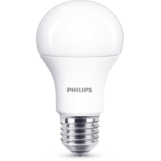 Philips LED 13 W (100 W) A60 E27 Edison Screw Light Bulb, Frosted - Cool White