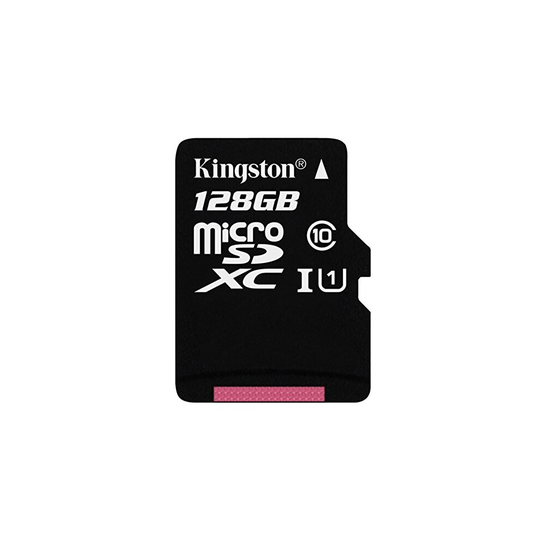 Kingston SDCX10/128GB Class 10, 128 GB Micro SDXC Memory Card with Adapter
