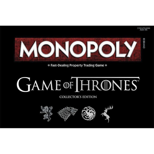 Monopoly Game of Thrones Collector Edition Board