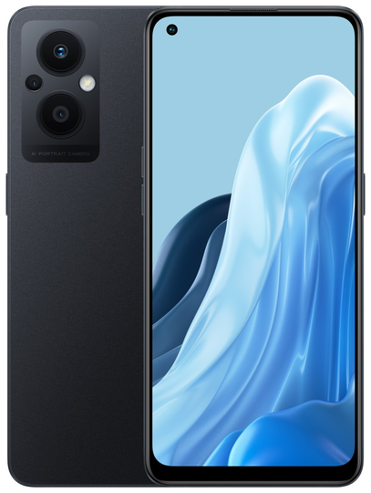 SIM Free OPPO Reno8 Lite 5G 128GB Mobile Phone - Black
