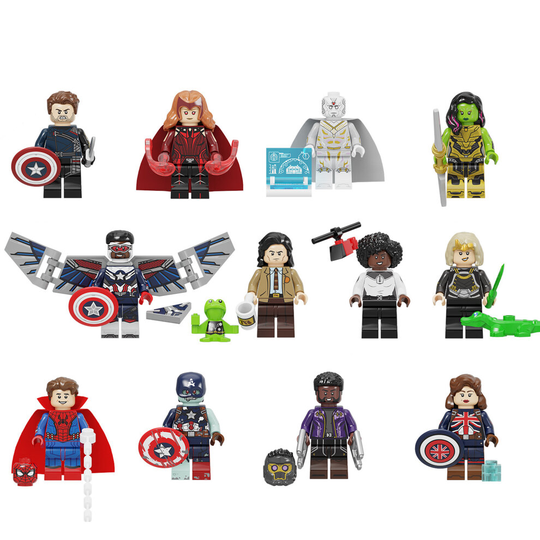 (12PCS) Marvel Super Hero Mini Character Toys are suitable Fit LegoTall Collection series