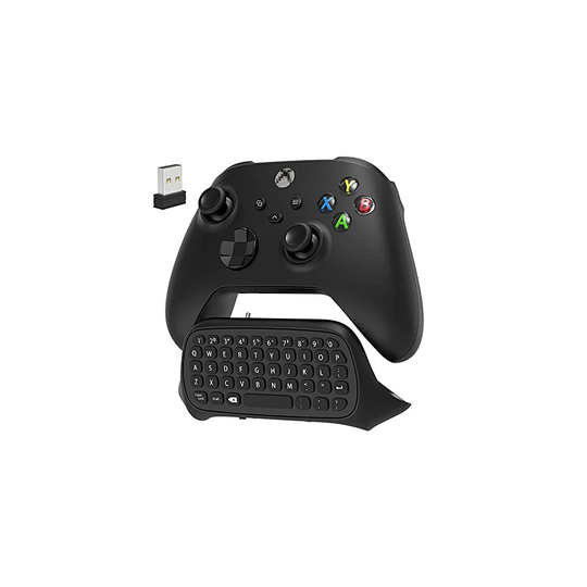 Keyboard for Xbox Series X/S/Xbox One/S Controller, Wireless Bluetooth Game Chatpad Keypad with USB Receiver, Built-in Speaker &3.5mm Audio