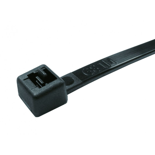 Cables Direct Accessories 200MM X 4.8MM Cable Ties Black 100PK