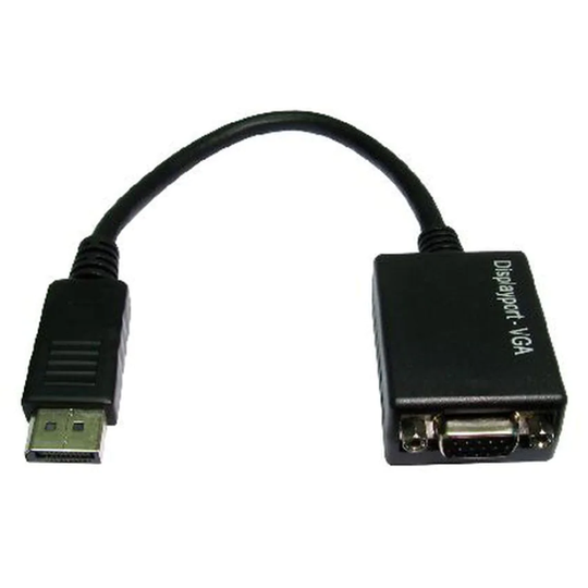 Cables Direct Cables 15CM Dspy PRT M-HD15 VGA F Black ADP