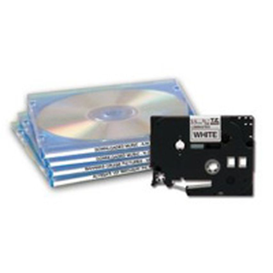 Brother P-touch Paper 3.5MM Black on White Tape Matt