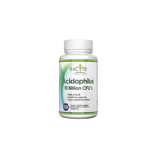 Incite Nutrition Probiotics Food Supplement, 120 Tablets