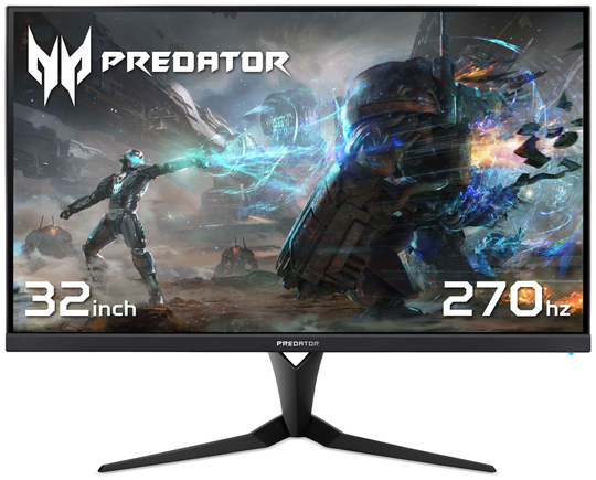 Acer Predator XB323U 32 Inch 270Hz WQHD Gaming Monitor