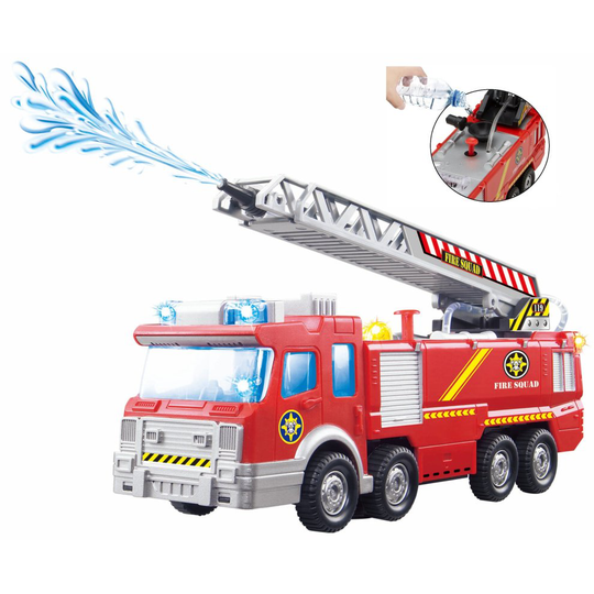 ToyZe® Fire Engine with Water Pump and Extending Ladder