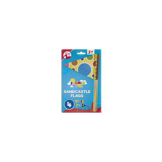 Sandcastle Flags 4pk