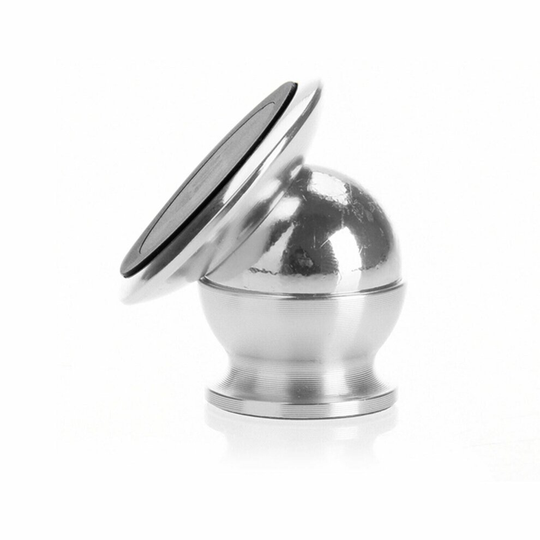(Silver) AQ Heavy Duty 360 Degrees Magnet Car Phone Holder