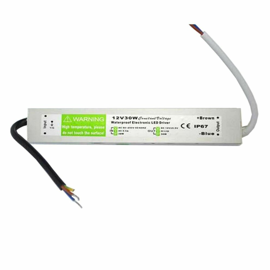 ( IP67 Waterproof LED Transformer Driver Power Supply 30W) LED Driver Power Supply AC 110V-260V to DC 12V