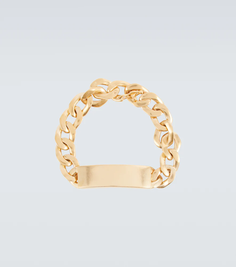 Gold-plated chainlink bracelet