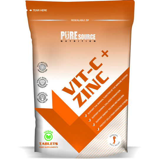 (60 Tablets) Vitamin C Zinc Sulphate Tablets Ascorbic Acid PSN