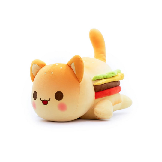 (Hamburger Cat) 10'' aphmau Cat Plush Stuffed Dolls Kids Toys UK