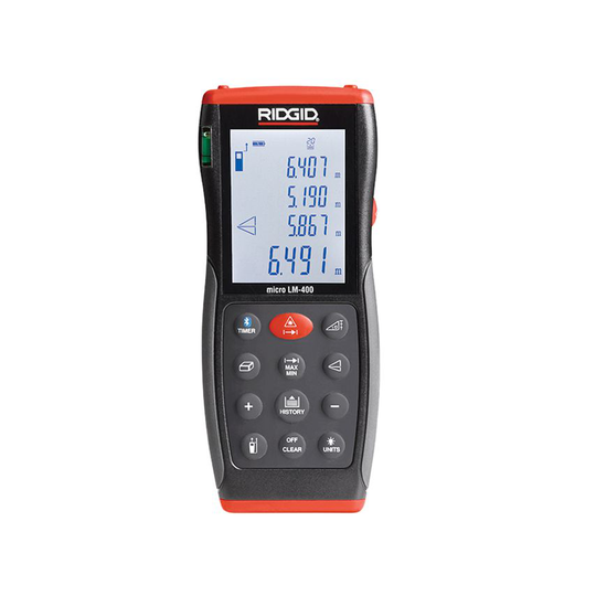 Ridgid 36813 Micro LM-400 Advanced Laser Distance Measure 70m RID36813