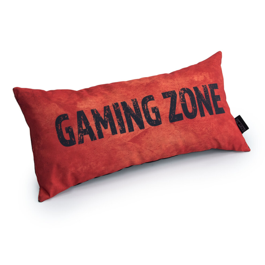 (Gaming Zone, Orange) GAME OVER Slogan Gaming Cushion