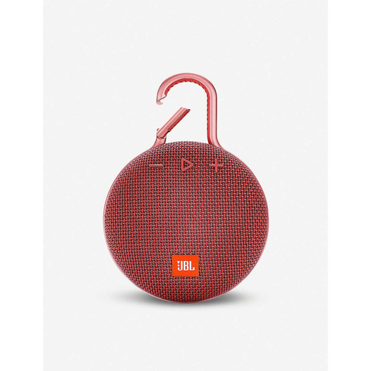 JBL Clip 3 Portable Waterproof Bluetooth Speaker - Red