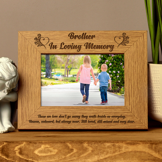 (5 x 7 Inch) Brother Memorial Remembrance Photo Frame