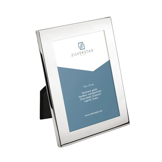 Zilverstad Photo Frame 10X15cm Riga Design in Shiny Lacquered Silver Plate