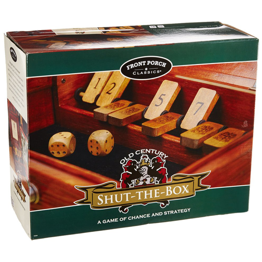 Traditional Wooden Shut the Box Game