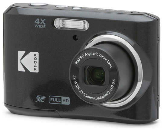 KODAK PIXPRO FZ45 16MP 4x Zoom Digital Compact Camera-Black