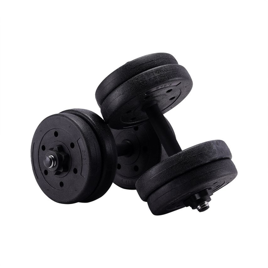 Living and Home 15KG Dumbells Set Adjustable Bodybuilding Fitness/Weight Lifting