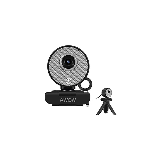 AI Humanoid Auto Tracking Webcam 1080P - AI Face Recognition, Auto Zoom HD Camera, Light Correction, Plug & Play, Suitable for Win10, Mac OS, Lin