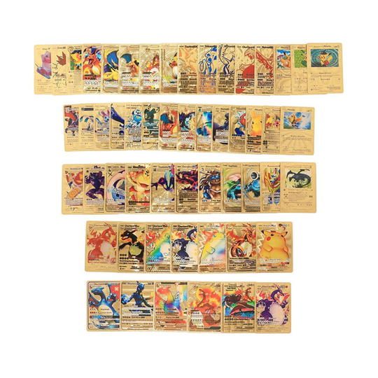 (Gold Cards DX 55pcs) Pokemon Boxed Card Bundle Pikachu GX Holo Card Set