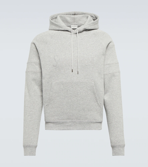 Logo cotton-blend hoodie