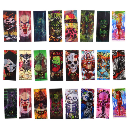 24pcs 18650 Darkness Series Battery Protective Wraps Cover 24 Wrap Style