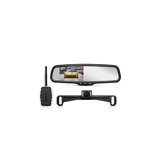 AUTO-VOX T1400 Upgrade Wireless Backup Camera Kit, Easy Installation with No Wiring, No Interference, OEM Look with IP 68 Waterproof Super Night Visio