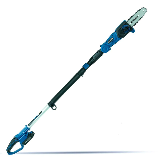 Hyundai 20V Li-Ion Cordless Pole Saw / Pruner - Long Reach Battery Powered Pole