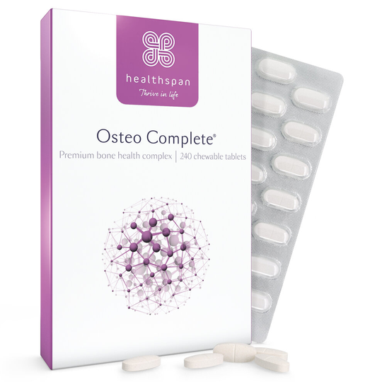 Healthspan Osteo Complete, 240 Chewable Tablets, Vanilla Flavour