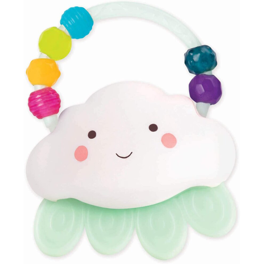 B. toys 70.1560 B. Rain-Glow Squeeze Light-Up Cloud Rattle, Various