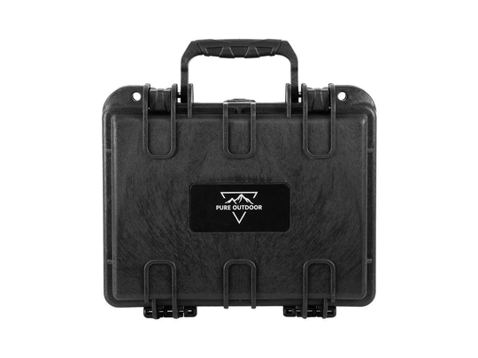 Weatherproof Hard Case | 25 x 20 x 10 cm (10" x 8" x 4") | With Customizable Foam | Shockproof