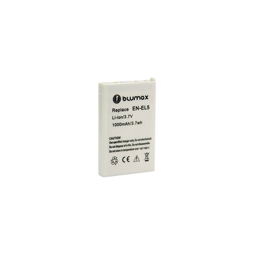 Blumax® EN-EL5 ENEL5 Replacement 1200mAh 3.7V Battery Power Pack for Nikon Coolpix S10 P90 P80 P6000 P530 P520 P5100 P510 P5000 P500 P4 P3 P100 7900