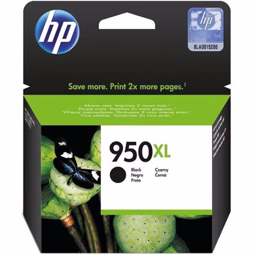 HP HP 950XL Black Standard Capacity Ink Cartridge 53ml - CN045A