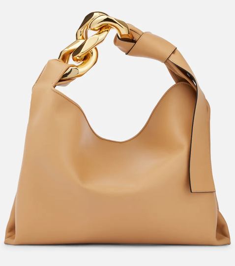 Chain Small leather shoulder bag