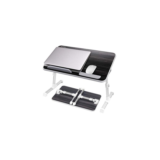 Adjustable Laptop Bed Table, NEARPOW Bed Tray Table Portable Standing Desk With Foldable Legs, Foldable Sofa Breakfast Table, Notebook Stand Read