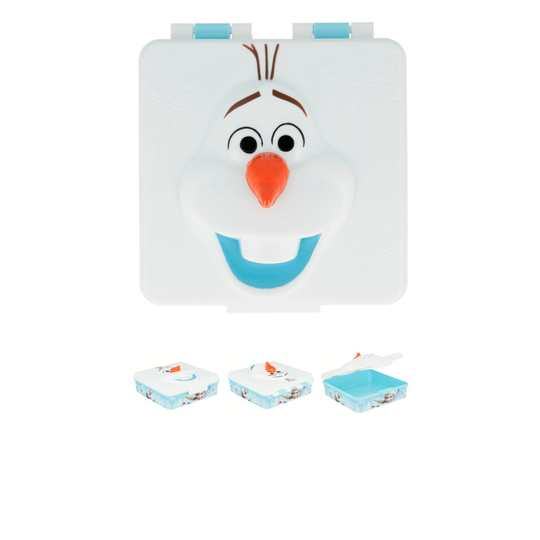 Latest Design Kids 3D Frozen Olaf School Lunch Sandwich Snack Box