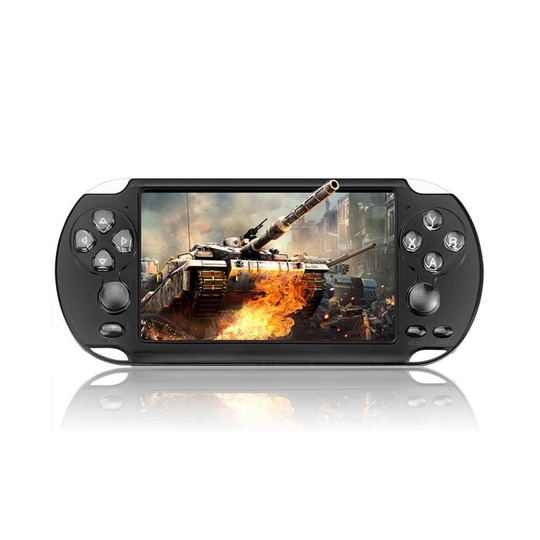 (X9 5.1'' Black) Handheld PSP Game Console Player Portable Video Game Consoles Christmas Gift