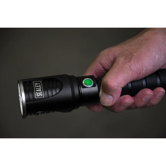 Sealey Aluminium Torch 60W COB LED Adjustable Focus Rechargeable with USB Port