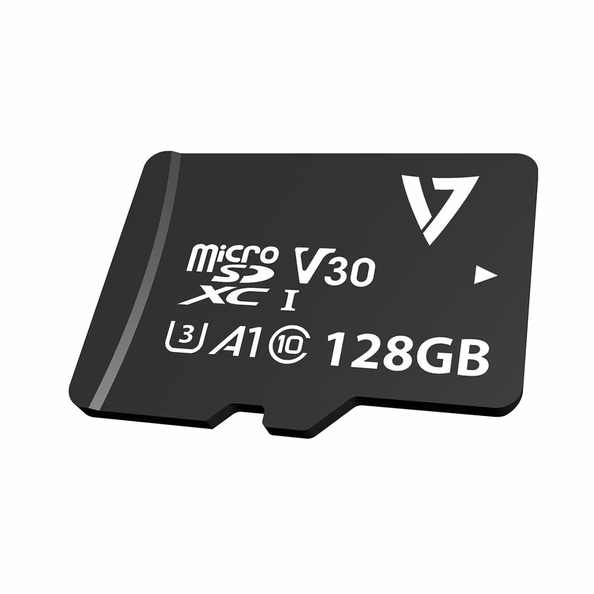 V7 128GB Micro SDXC V30 U3 A1 CA06013- you get 9