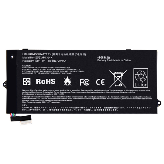 FUTUREBATT Laptop Battery for Acer Chromebook C720 C720P C740 C740-C3P1 AP13J3K AP13J4K 11.4V 3720mAh