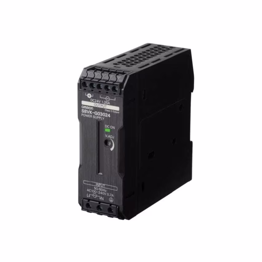 Omron Book Type Power Supply, Pro, 30 W, 24VDC, 1.3A, DIN Rail Mounting