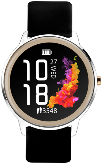 Sekonda Black Silicone Strap Smart Watch